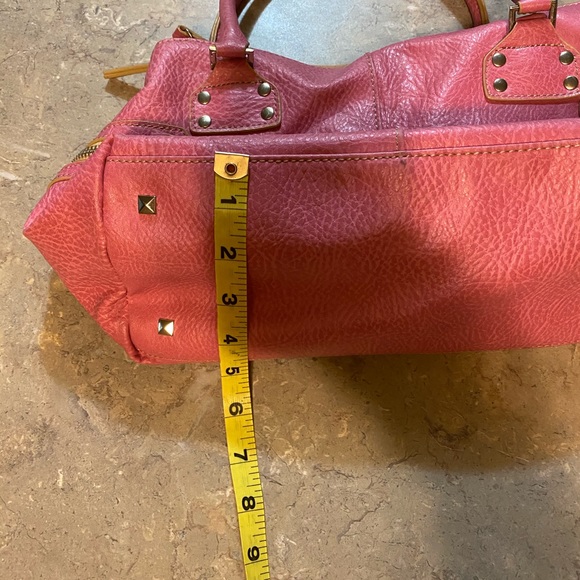 Pink and Tan Matt & Nat Satchel/Shoulder Bag - Picture 5 of 6